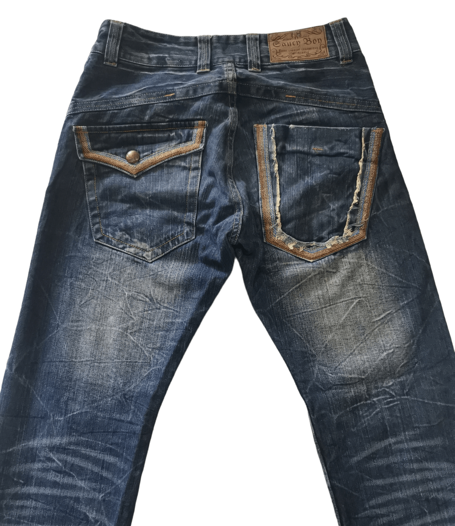 Japanese Brand Saucn Bon Lighting Denim With Nice Pocket Design Size US 30 / EU 46 - 3 Thumbnail