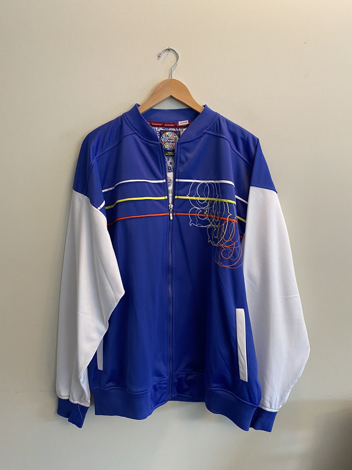 Japanese Brand × Vintage VINTAGE 2000’s GINO GREEN GLOBAL TRACK JACKET Size US XXL / EU 58 / 5 - 1 Thumbnail