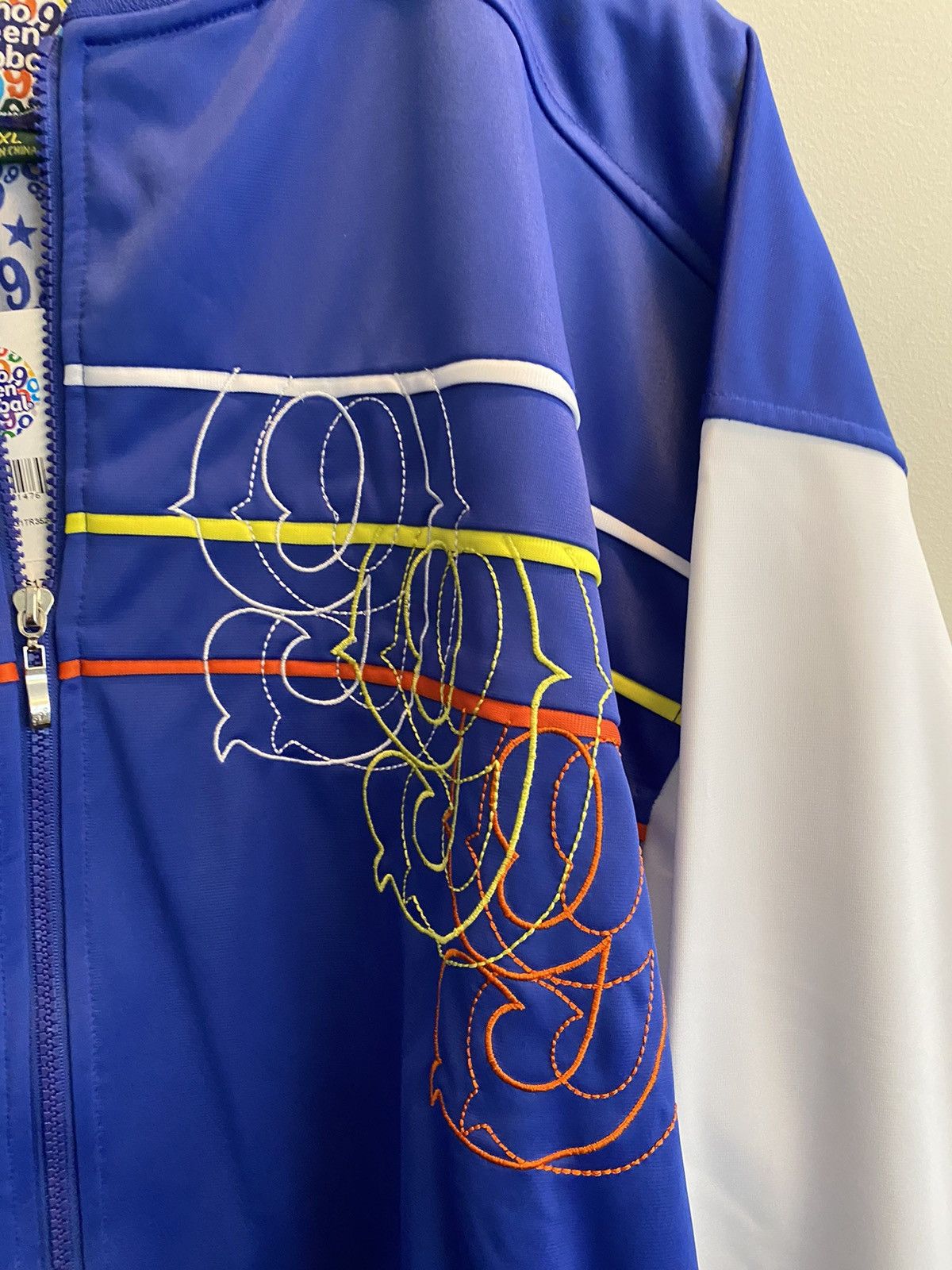 VINTAGE 2000's GINO GREEN GLOBAL TRACK JACKET