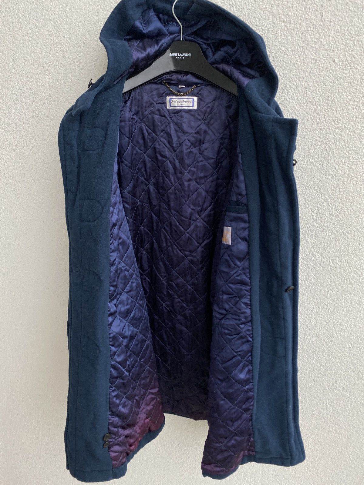 Yves Saint Laurent Wool 90’s YSL Coat Cashmere Soft Size US L / EU 52-54 / 3 - 16 Thumbnail