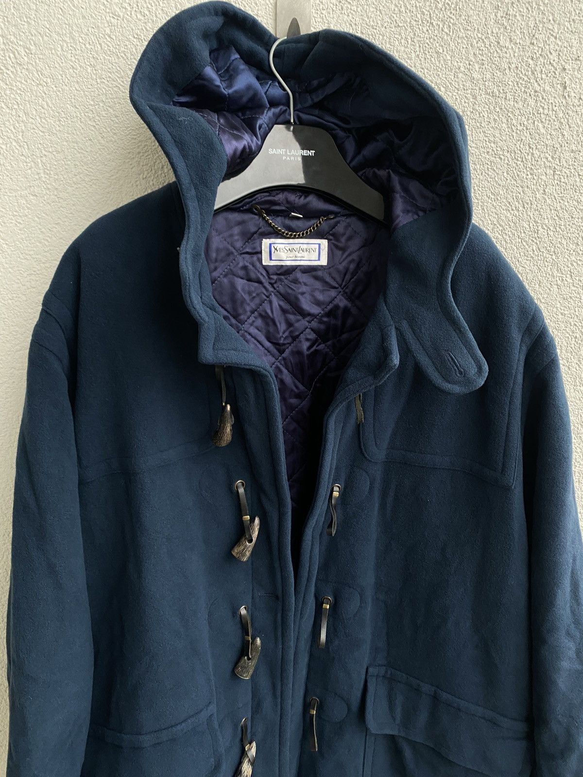 Yves Saint Laurent Wool 90’s YSL Coat Cashmere Soft Size US L / EU 52-54 / 3 - 12 Thumbnail