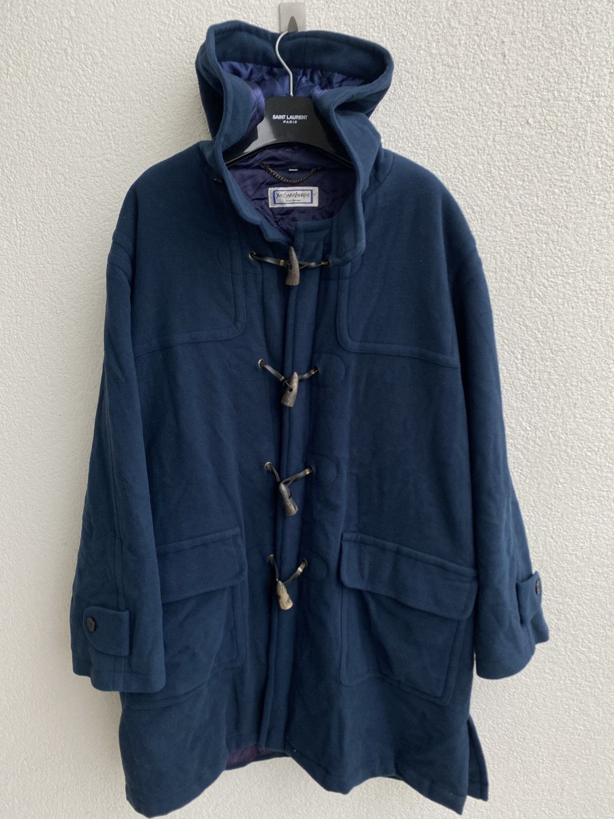 Yves Saint Laurent Wool 90’s YSL Coat Cashmere Soft Size US L / EU 52-54 / 3 - 6 Thumbnail