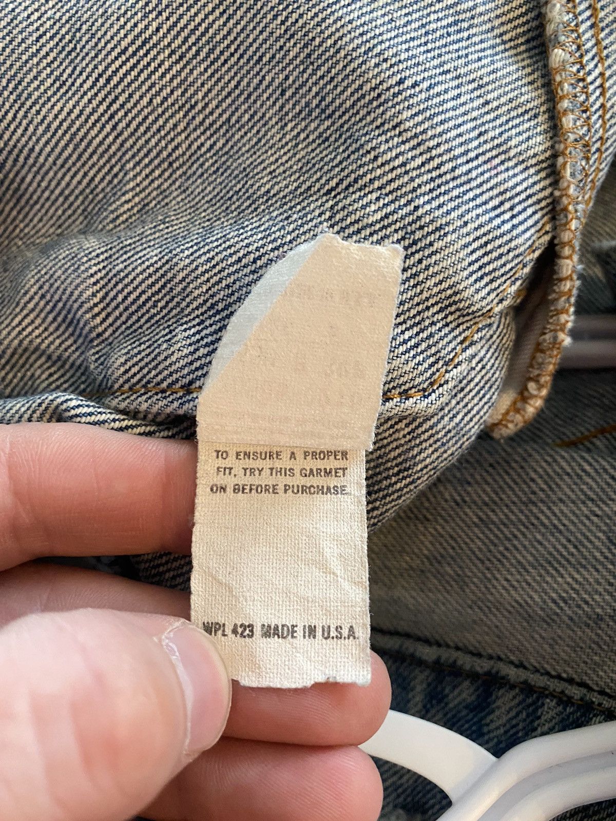 Levi's × Vintage VINTAGE LEVI’S DENIM JACKET 1986 Size US S / EU 44-46 / 1 - 12 Thumbnail
