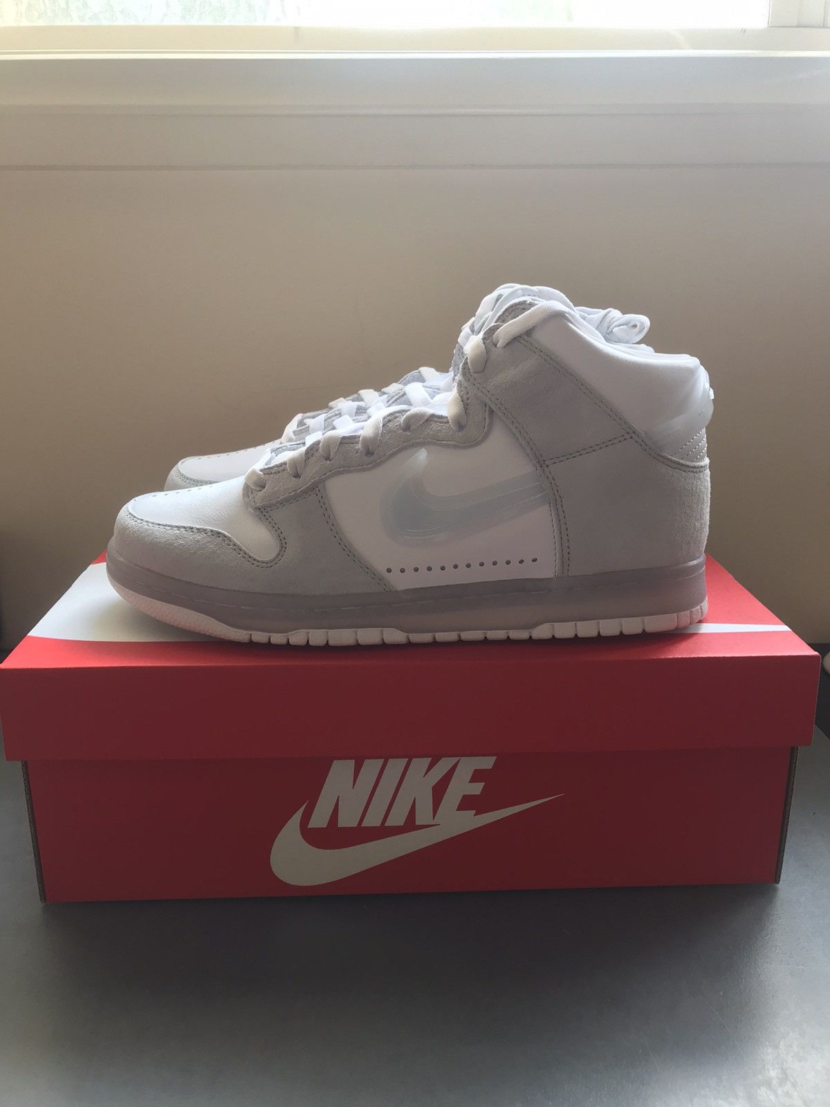 Nike × Slam Jam Slam Jam x Dunk High 'White Platinum' Size US 8 / EU 41 - 2 Thumbnail