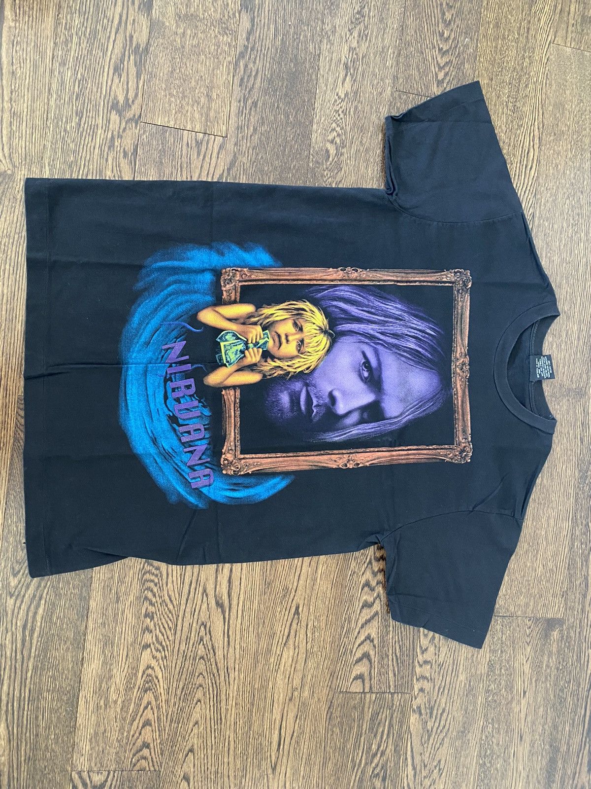Nirvana × Vintage VINTAGE 1990’s KURT COBAIN NIRVANA BOOTLEG Size US L / EU 52-54 / 3 - 1 Thumbnail
