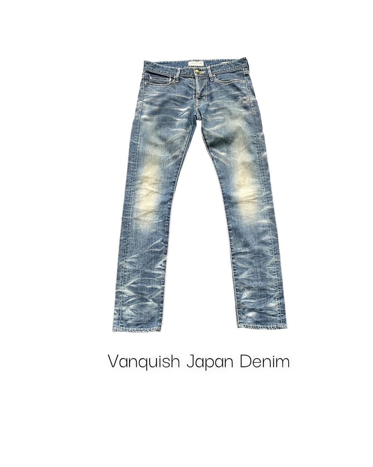 Japanese Brand × Vanquish Vanquish Japan Aging Faded Wash Denim Size US 32 / EU 48 - 1 Thumbnail