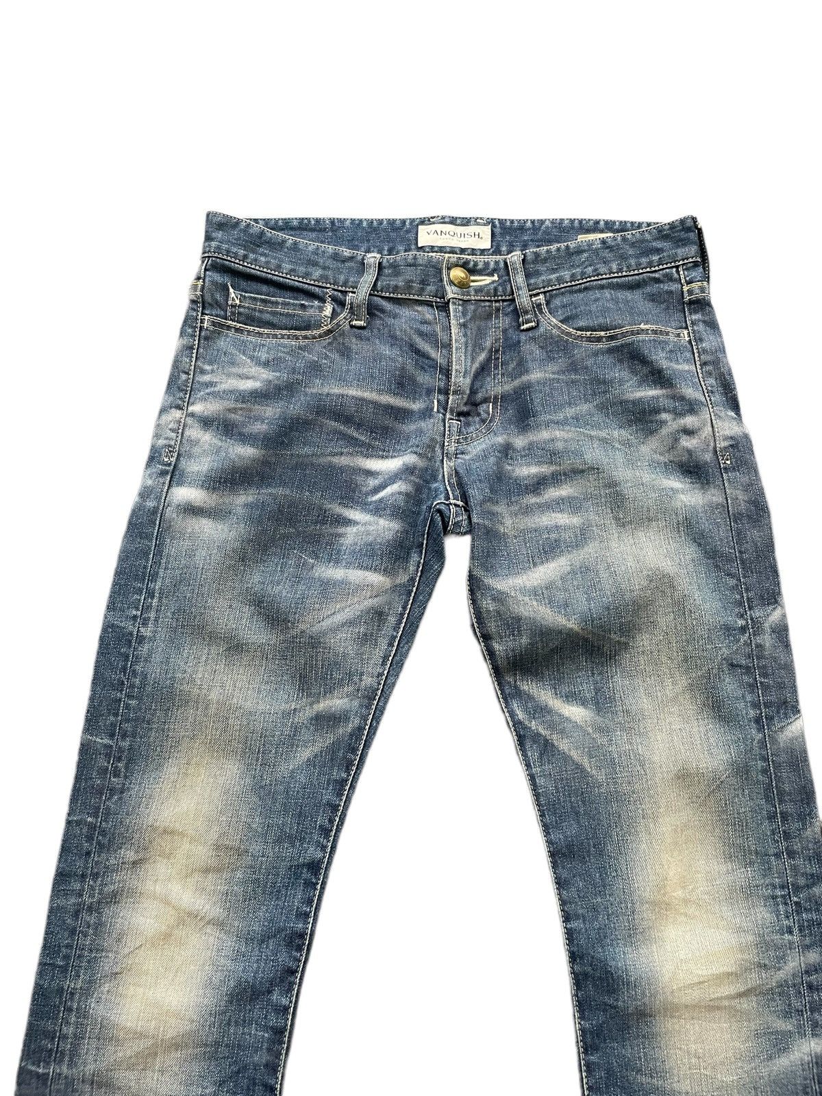 Japanese Brand × Vanquish Vanquish Japan Aging Faded Wash Denim Size US 32 / EU 48 - 7 Thumbnail