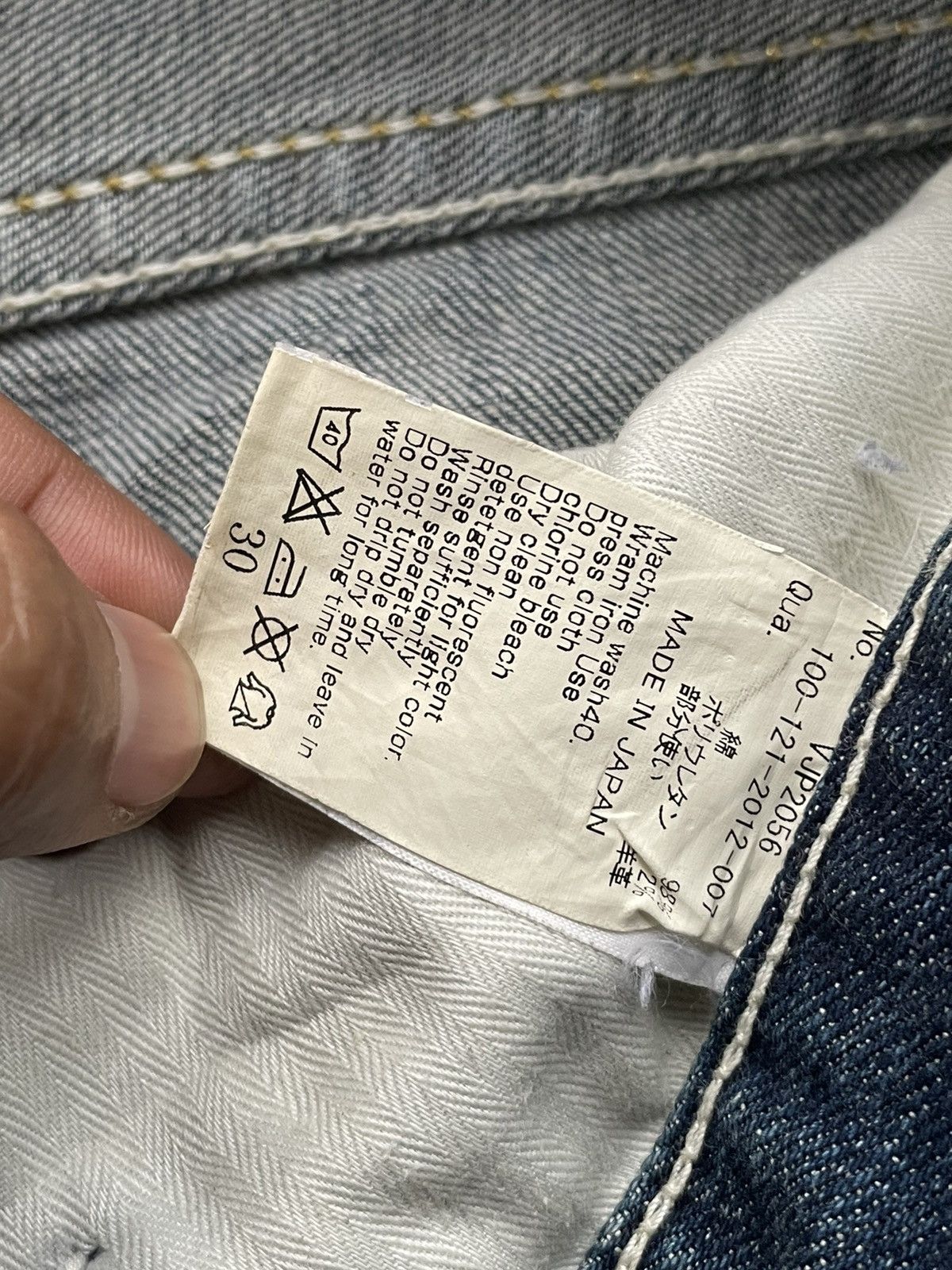 Japanese Brand × Vanquish Vanquish Japan Aging Faded Wash Denim Size US 32 / EU 48 - 20 Thumbnail