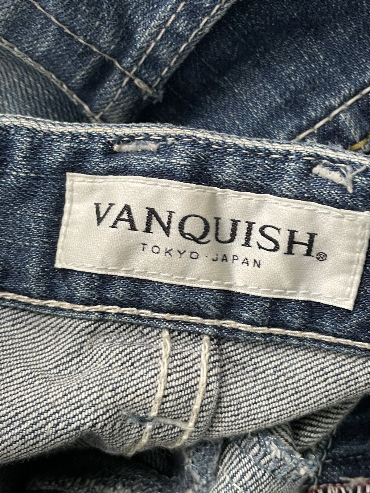 Japanese Brand × Vanquish Vanquish Japan Aging Faded Wash Denim Size US 32 / EU 48 - 19 Thumbnail