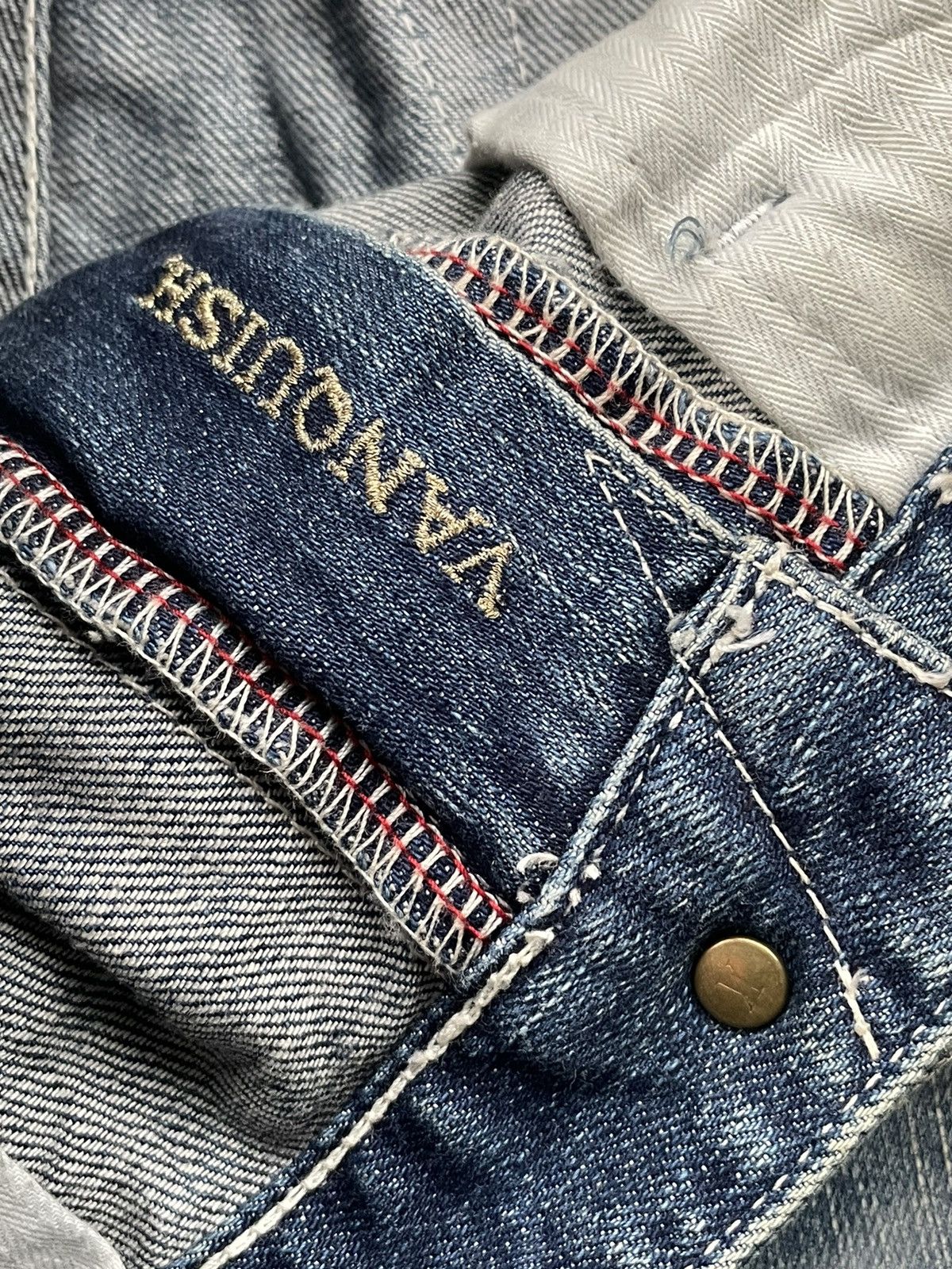 Japanese Brand × Vanquish Vanquish Japan Aging Faded Wash Denim Size US 32 / EU 48 - 21 Thumbnail