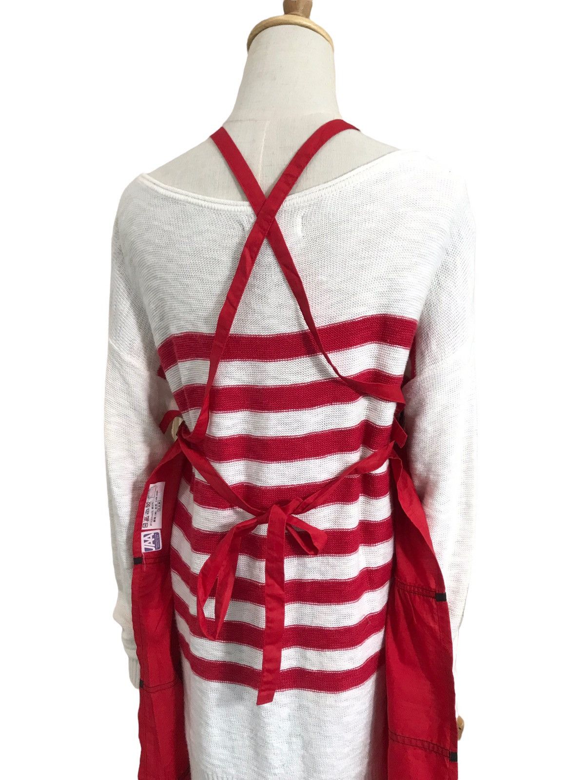 Yves Saint Laurent Vintage Yvessaintlaurent YSL Japan JAA Red Apron Size ONE SIZE - 8 Thumbnail
