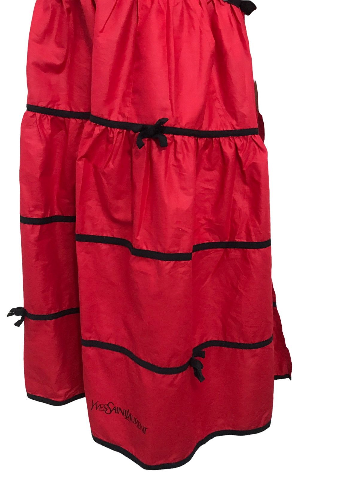Yves Saint Laurent Vintage Yvessaintlaurent YSL Japan JAA Red Apron Size ONE SIZE - 3 Thumbnail