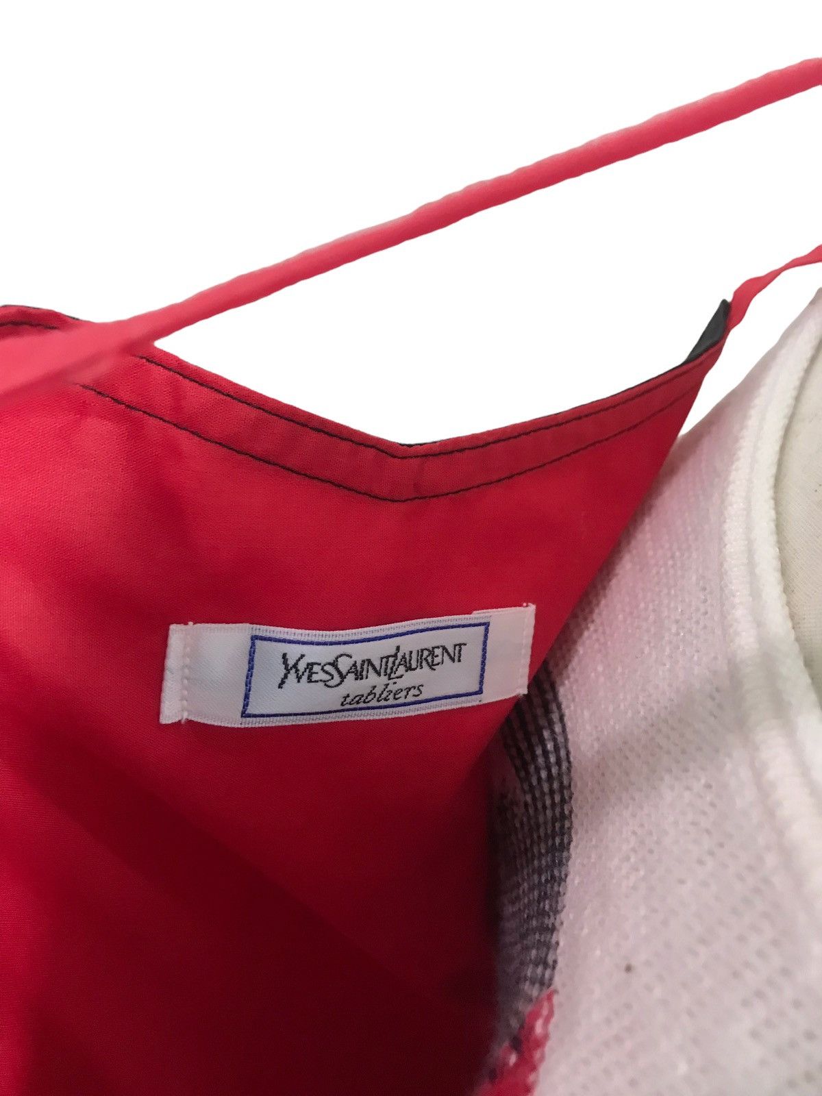 Yves Saint Laurent Vintage Yvessaintlaurent YSL Japan JAA Red Apron Size ONE SIZE - 5 Thumbnail