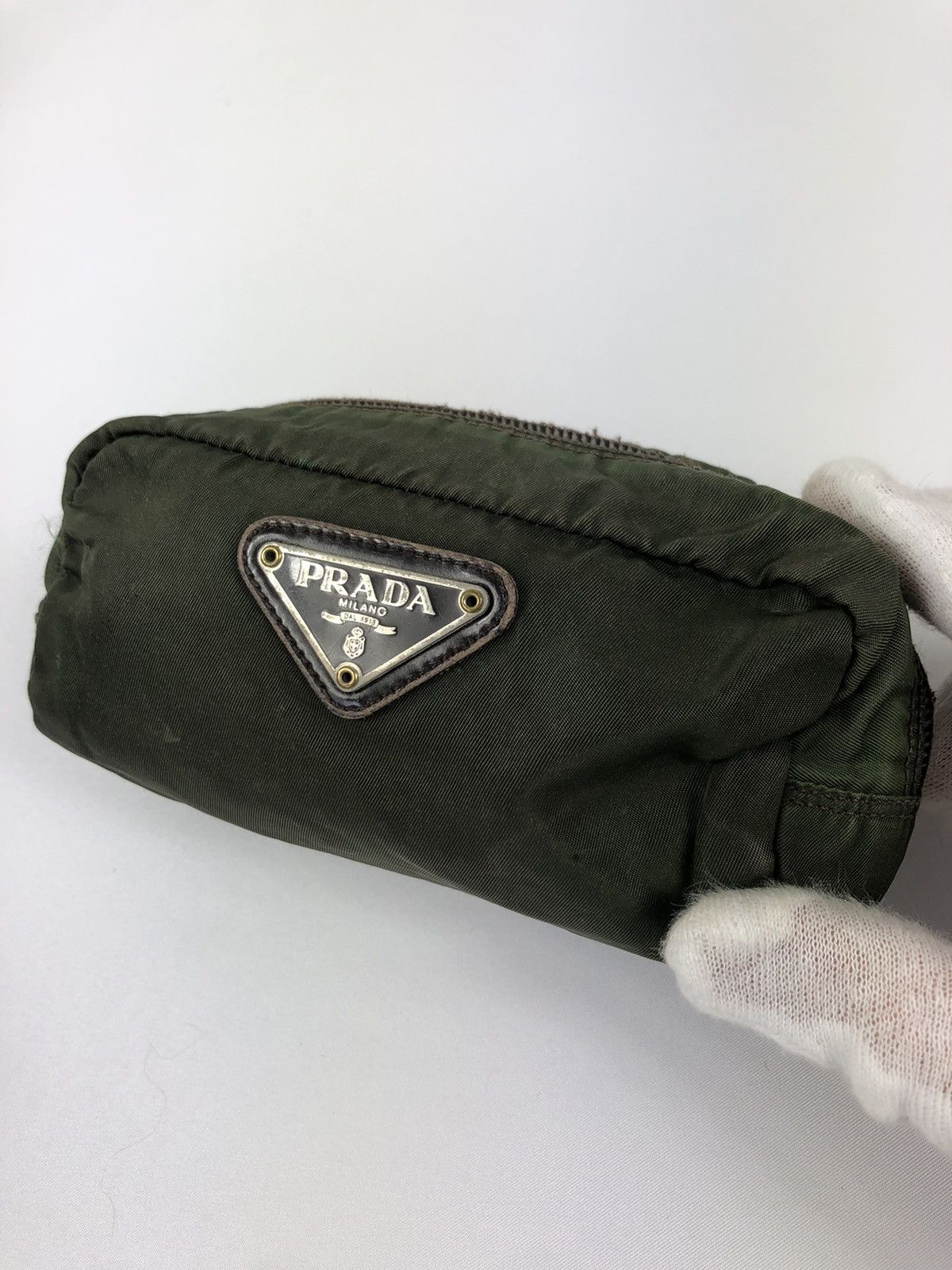 Prada tessuto nylon cosmetic pouch