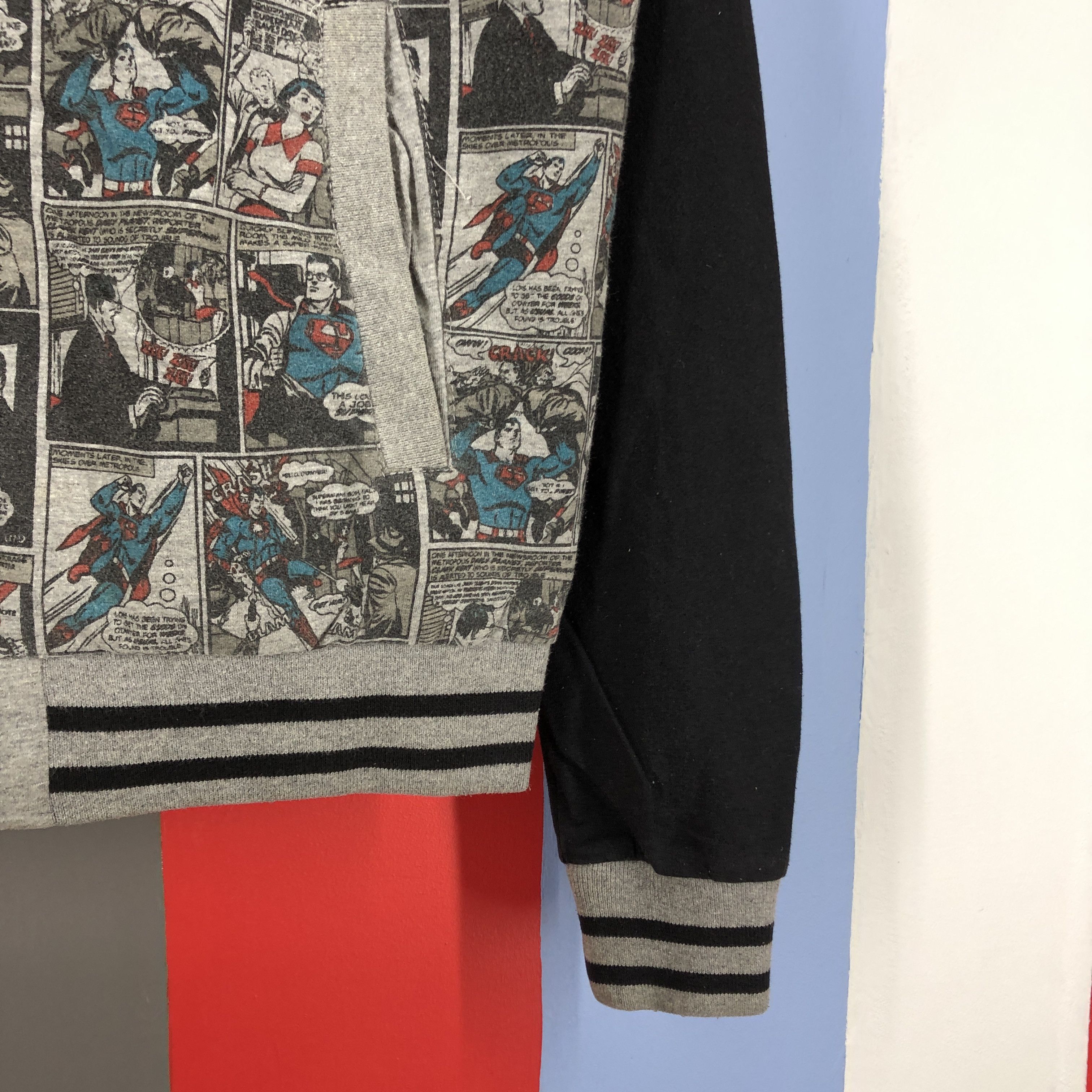 DC Comics SUPERMAN Button Sweater Full Print #0881/AF Size US XS / EU 42 / 0 - 6 Thumbnail