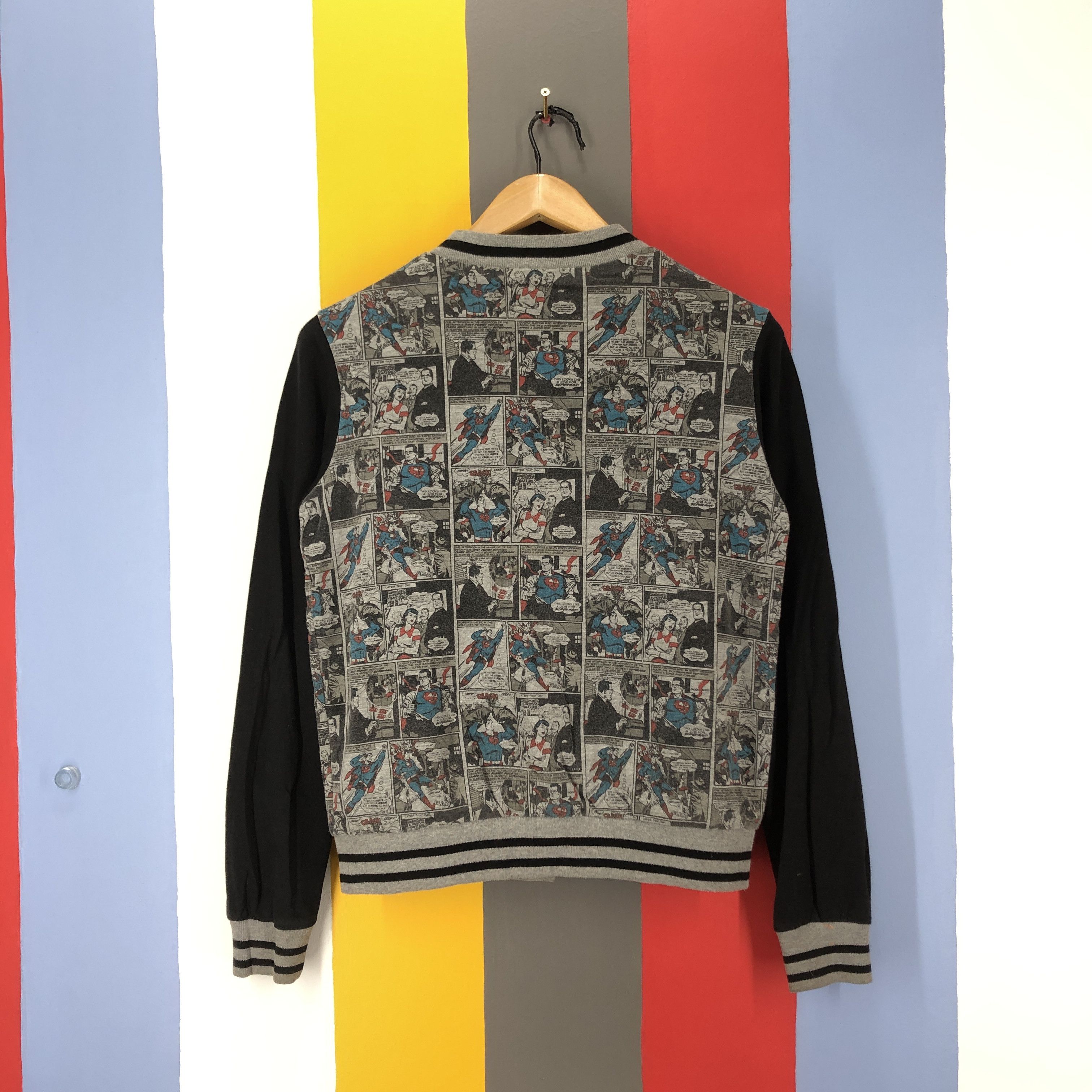 DC Comics SUPERMAN Button Sweater Full Print #0881/AF Size US XS / EU 42 / 0 - 11 Thumbnail