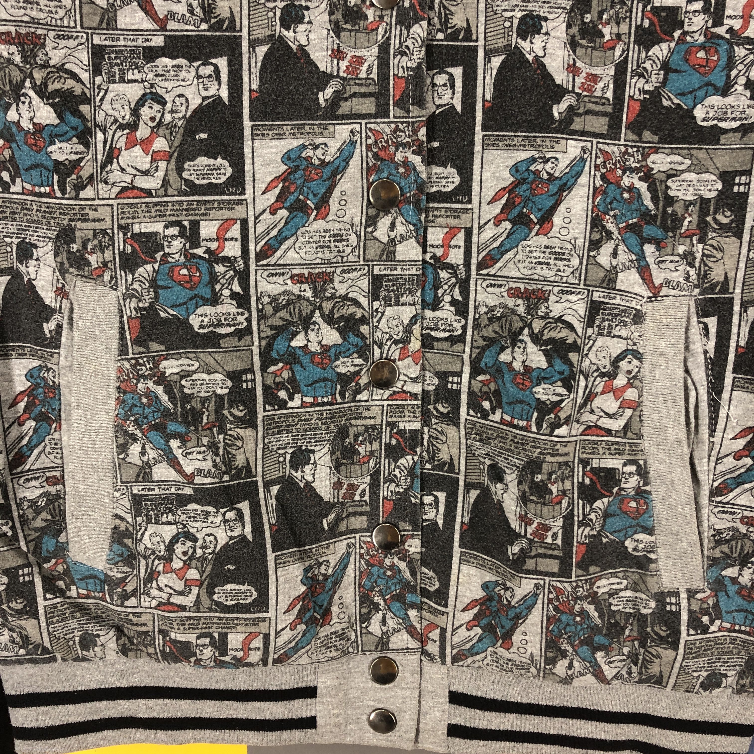 DC Comics SUPERMAN Button Sweater Full Print #0881/AF Size US XS / EU 42 / 0 - 5 Thumbnail