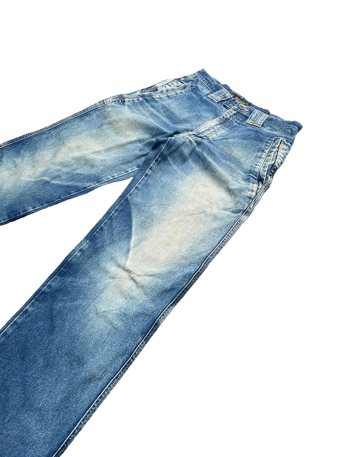 Designer Vintage Zanobetti Aging Faded Wash Denim Size US 30 / EU 46 - 3 Thumbnail