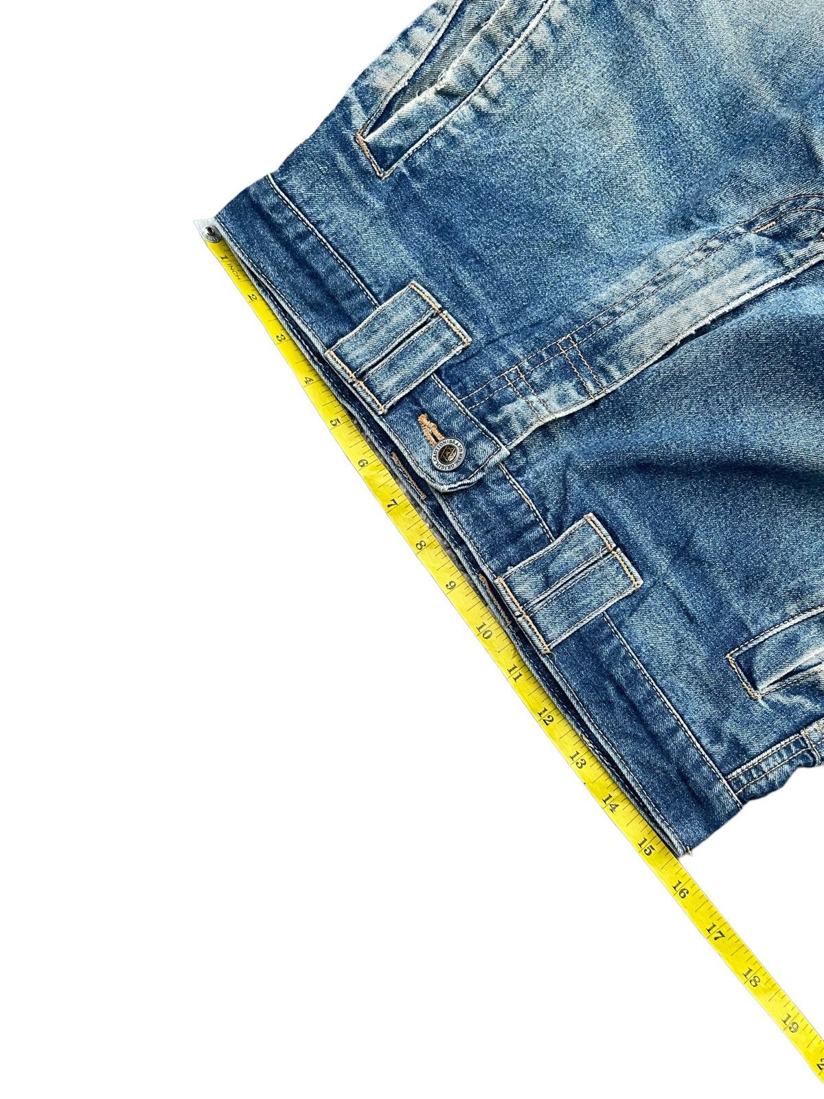 Designer Vintage Zanobetti Aging Faded Wash Denim Size US 30 / EU 46 - 2 Thumbnail