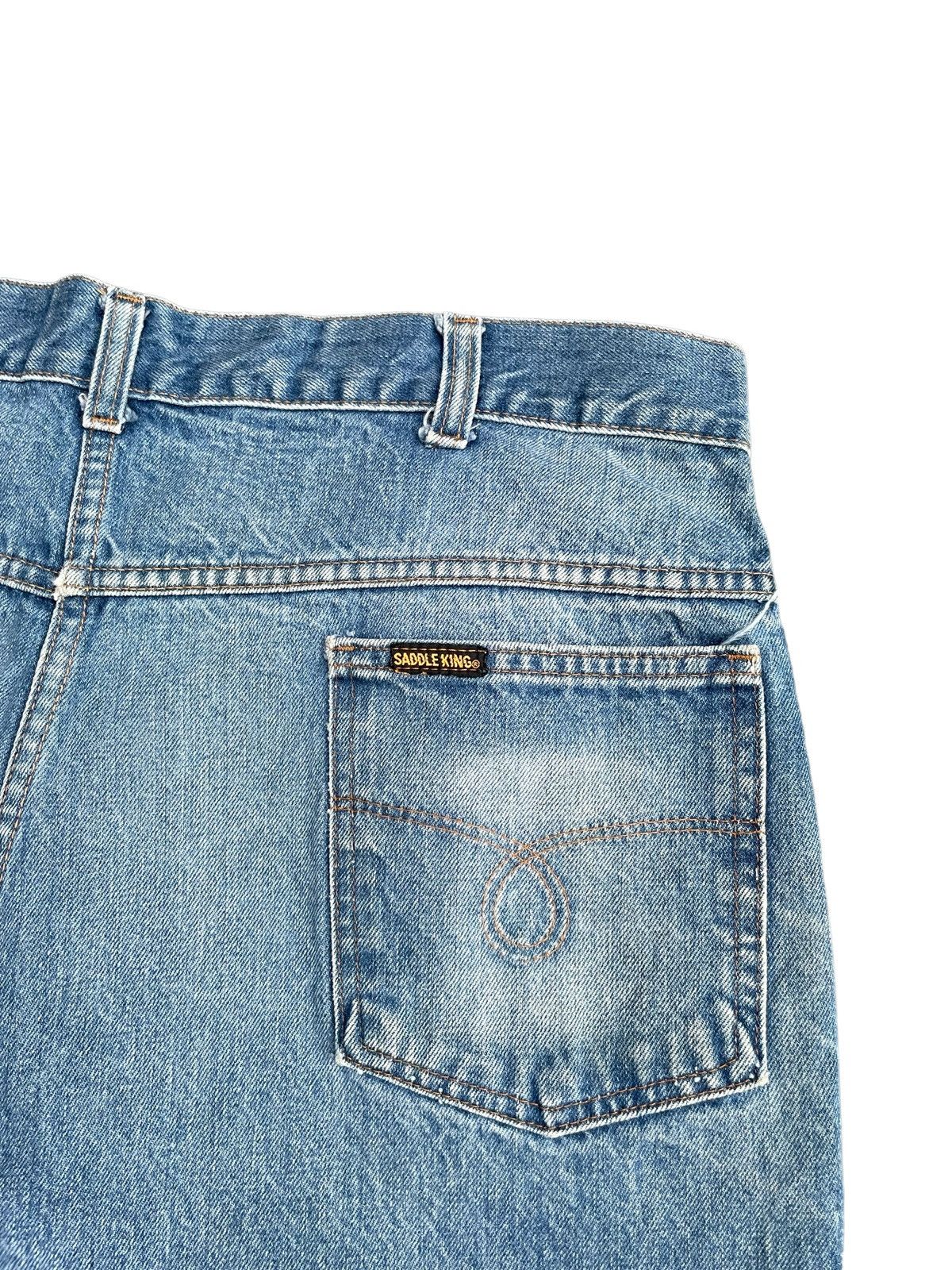 If Six Was Nine × Vintage Vintage 70’s Saddle King Denim Size US 38 / EU 54 - 13 Thumbnail