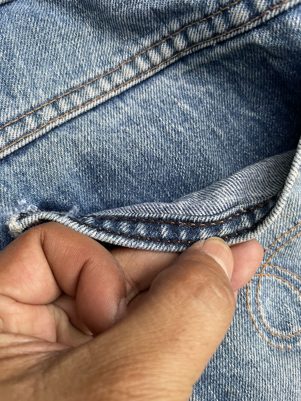If Six Was Nine × Vintage Vintage 70’s Saddle King Denim Size US 38 / EU 54 - 14 Thumbnail