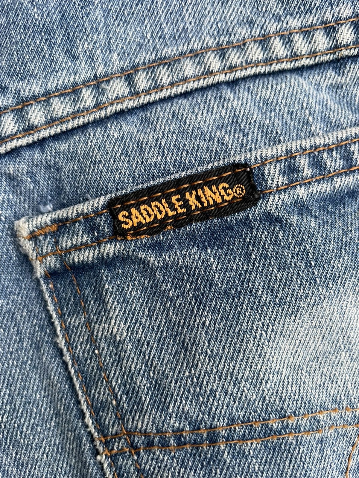 If Six Was Nine × Vintage Vintage 70’s Saddle King Denim Size US 38 / EU 54 - 15 Thumbnail