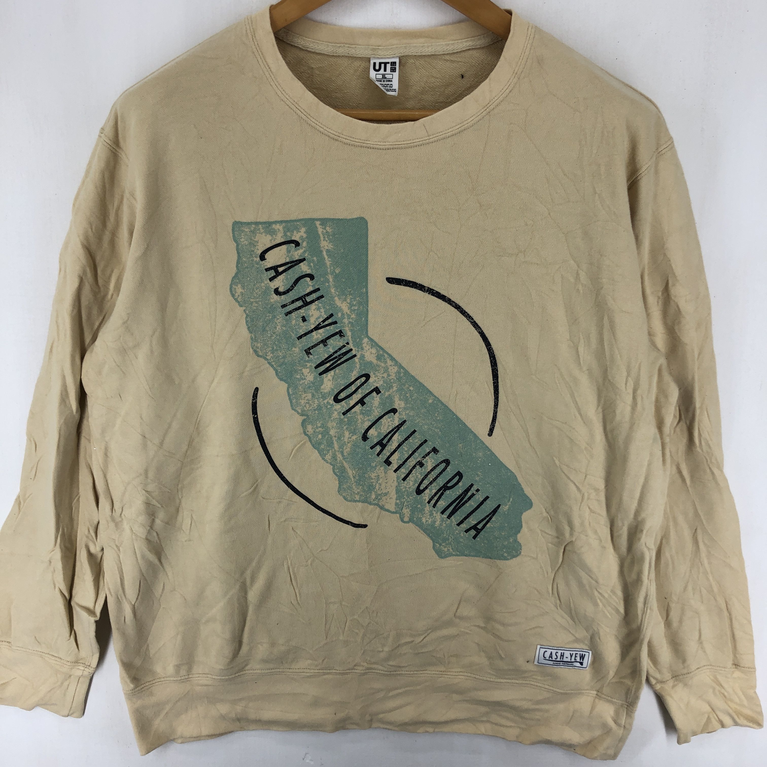 Uniqlo UNIQLO x ALMOND SURFBOARDS Crew Neck Sweatshirt #1795-67 Size US L / EU 52-54 / 3 - 2 Thumbnail