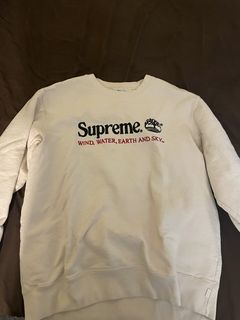 Supreme timberland online crewneck