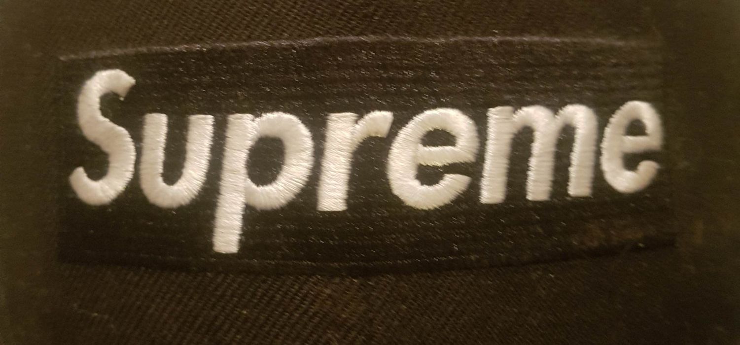 Supreme Supreme Box Logo Playboy New era Hat 7 1/4 | Grailed