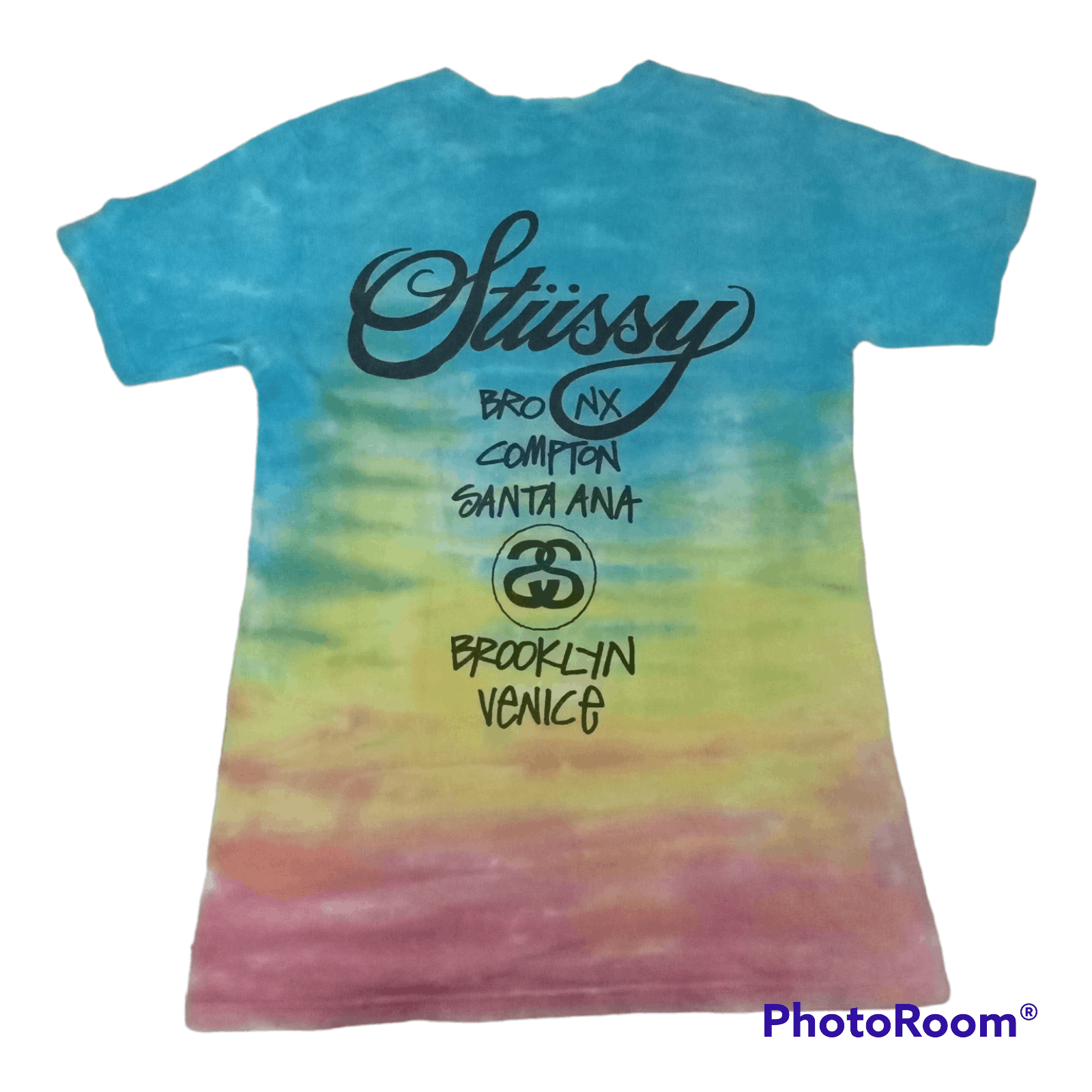 Stussy × Vintage vintage Stussy tie dye tshirt Size US S / EU 44-46 / 1 - 2 Thumbnail