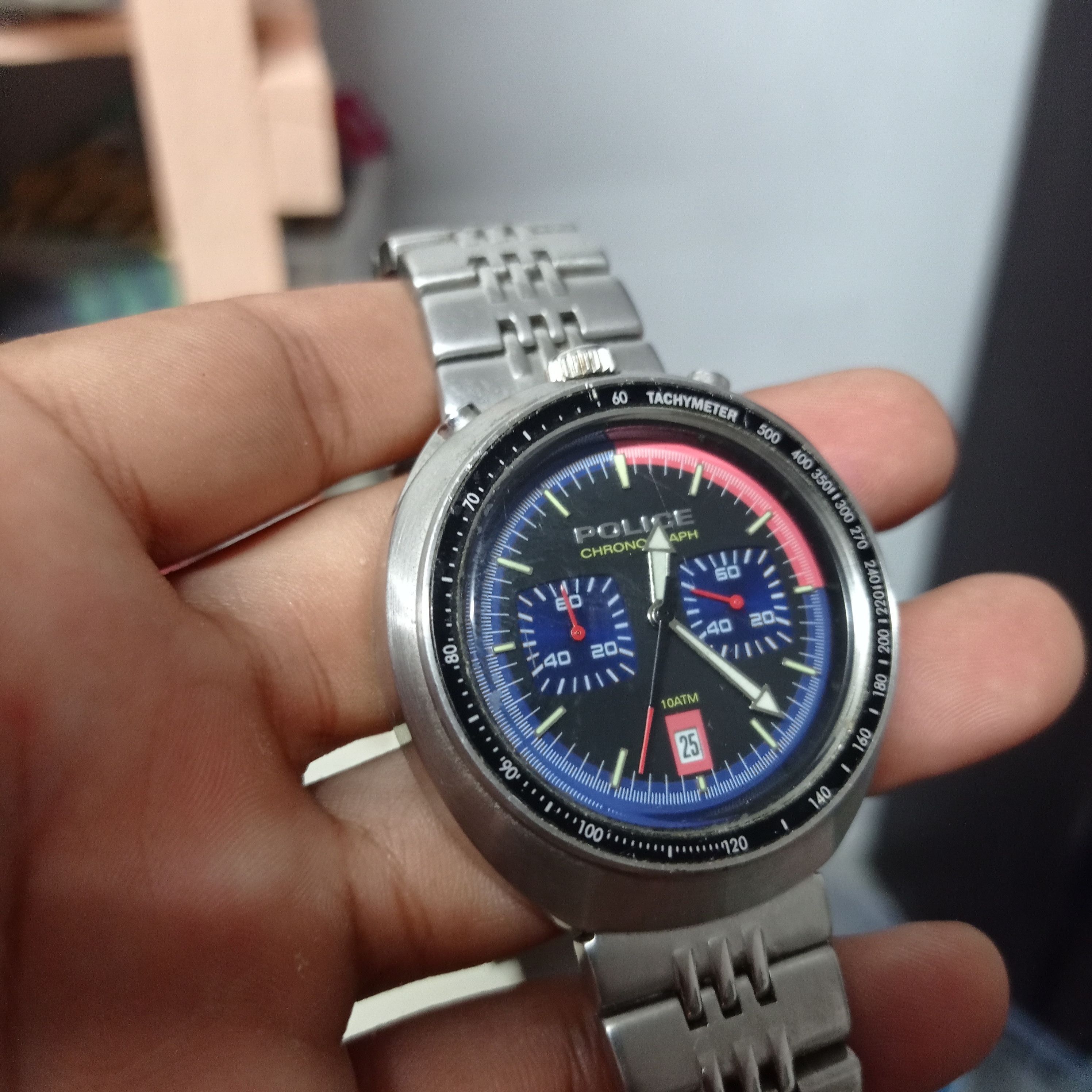 Luxury Police Vintage Vintage BULL HEAD WATCH BY POLICE. VERY RARE ITEM Grailed