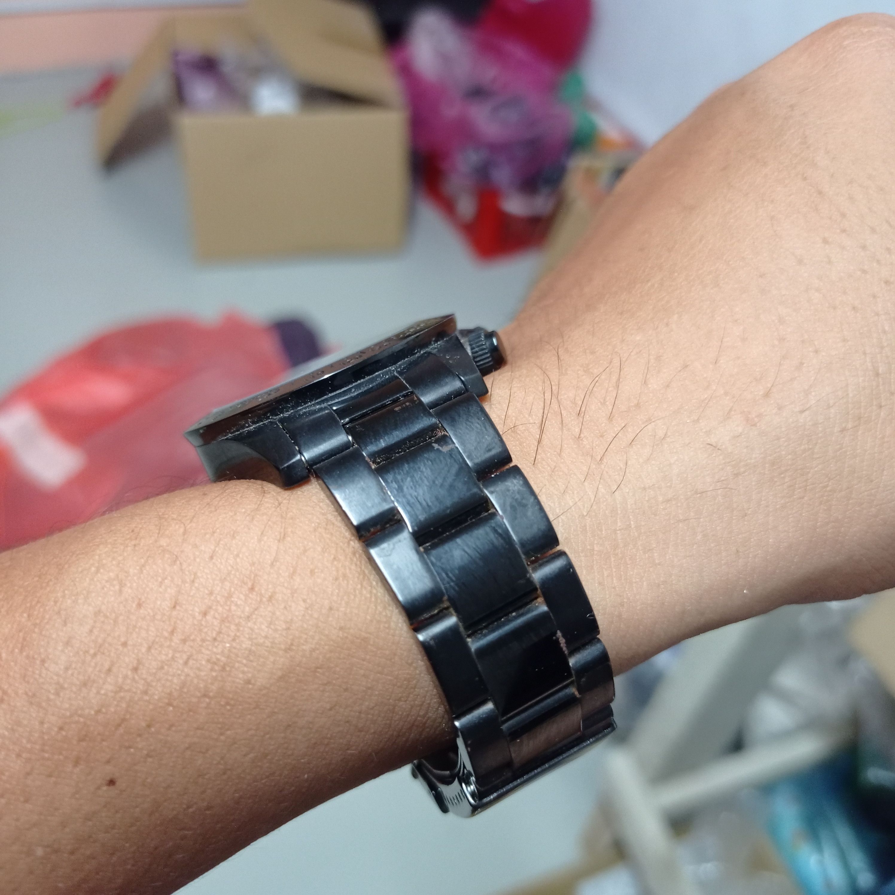 Japanese Brand BLACK MONSTER (DOLCE SEGRETO CG-100) CHRONOGRAPH WATCH Size ONE SIZE - 10 Thumbnail