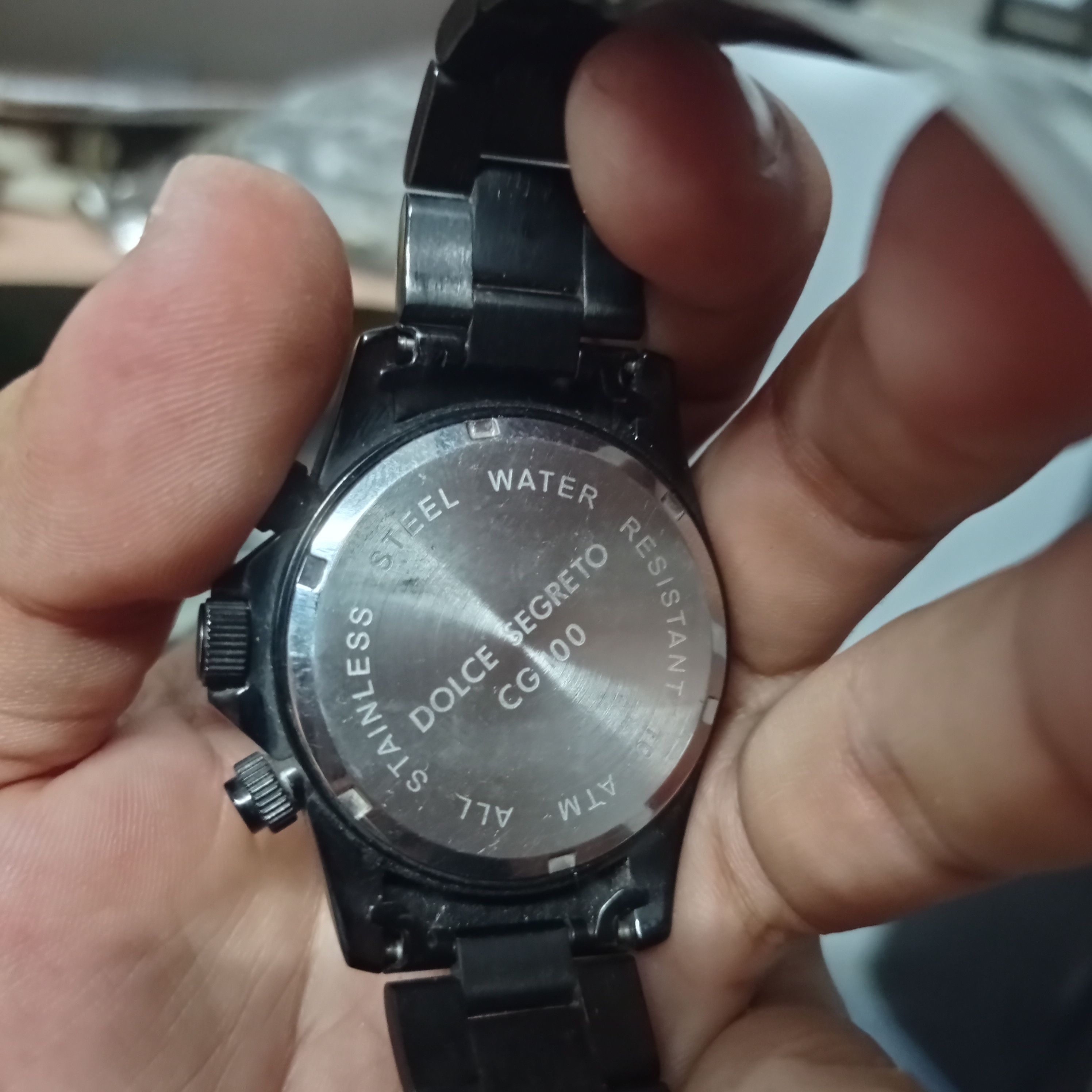 Japanese Brand BLACK MONSTER (DOLCE SEGRETO CG-100) CHRONOGRAPH WATCH Size ONE SIZE - 6 Thumbnail