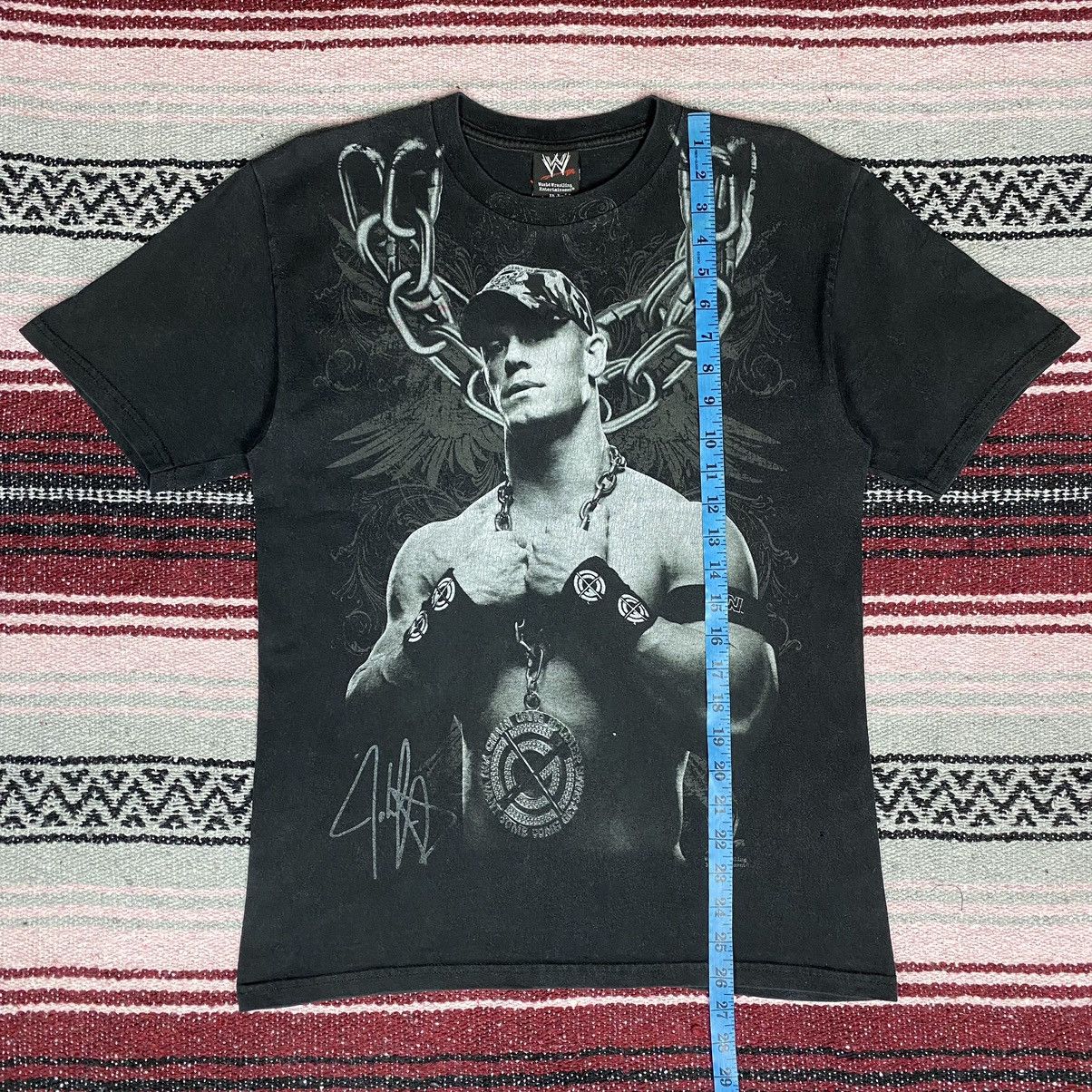 Vintage × WWE Vintage John Cena WWE Shirt John Cena Signature SunFaded Size US S / EU 44-46 / 1 - 5 Thumbnail