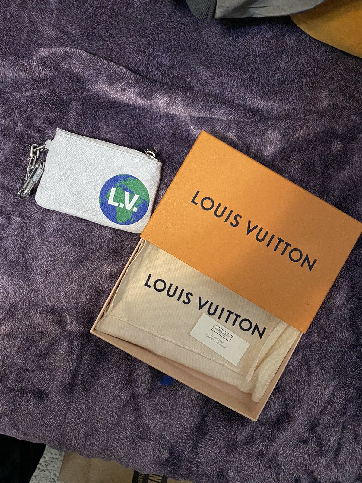  Louis Vuitton M67809 Zip Pouch PM Coin Purse Coin