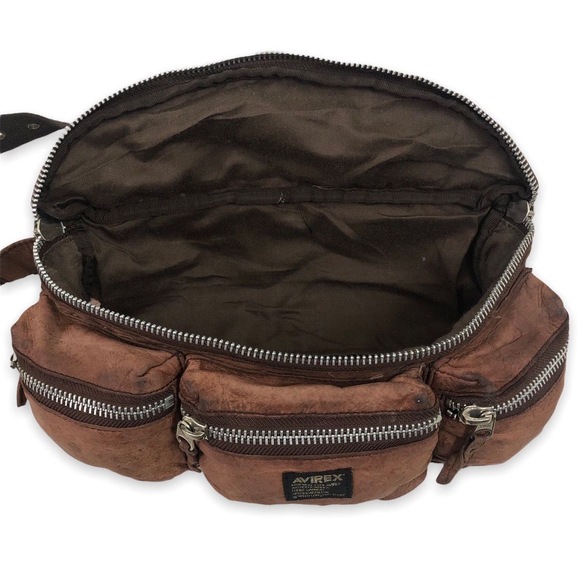 Avirex × Japanese Brand Avirex Leather Waist Bag Size ONE SIZE - 5 Thumbnail