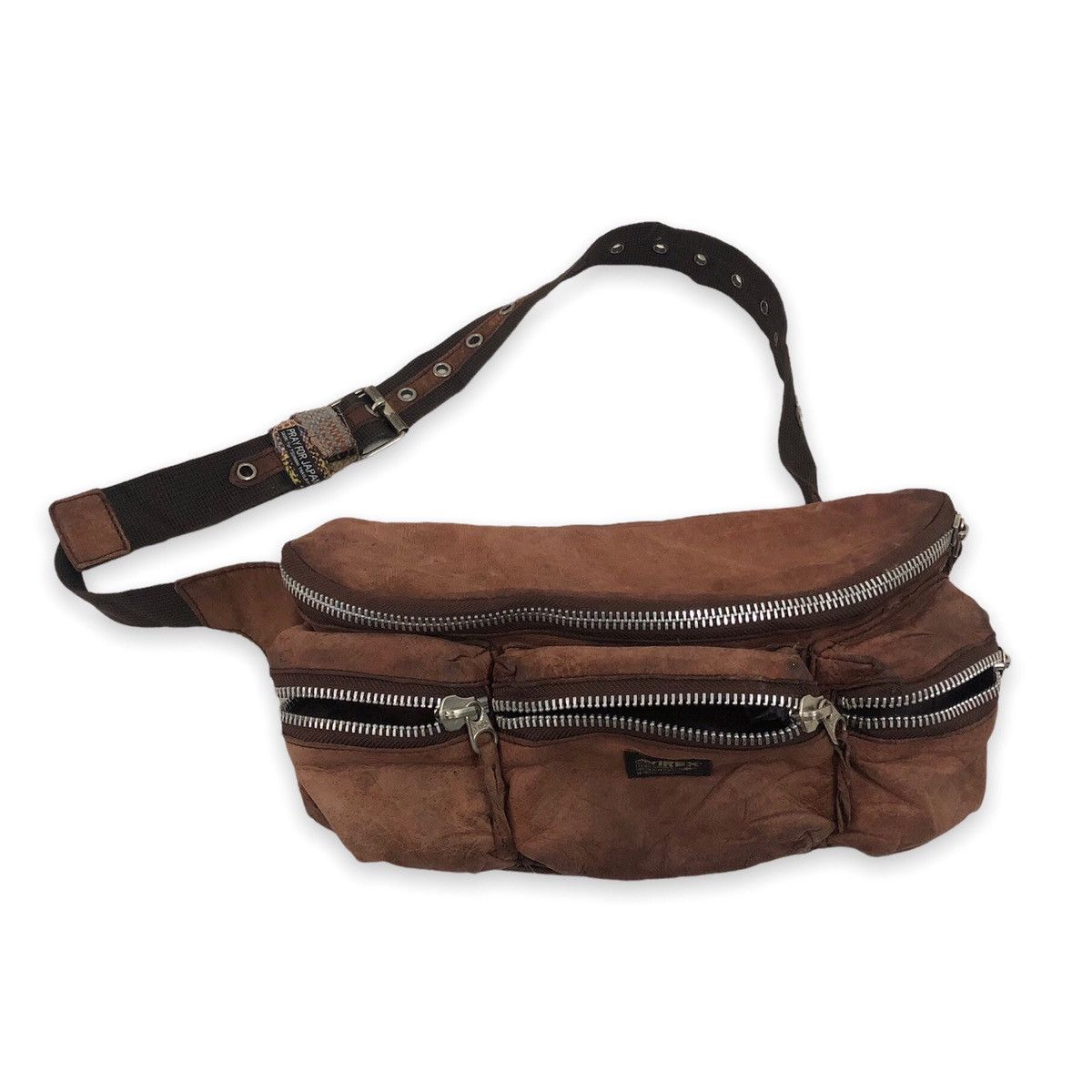 Avirex × Japanese Brand Avirex Leather Waist Bag Size ONE SIZE - 2 Thumbnail