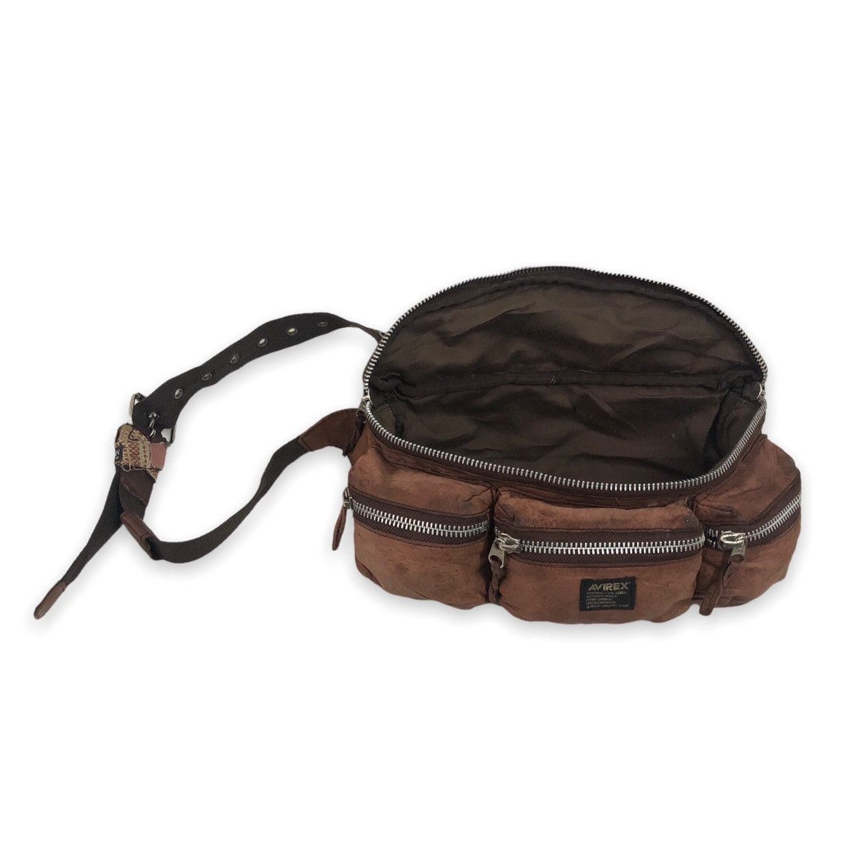 Avirex × Japanese Brand Avirex Leather Waist Bag Size ONE SIZE - 4 Thumbnail