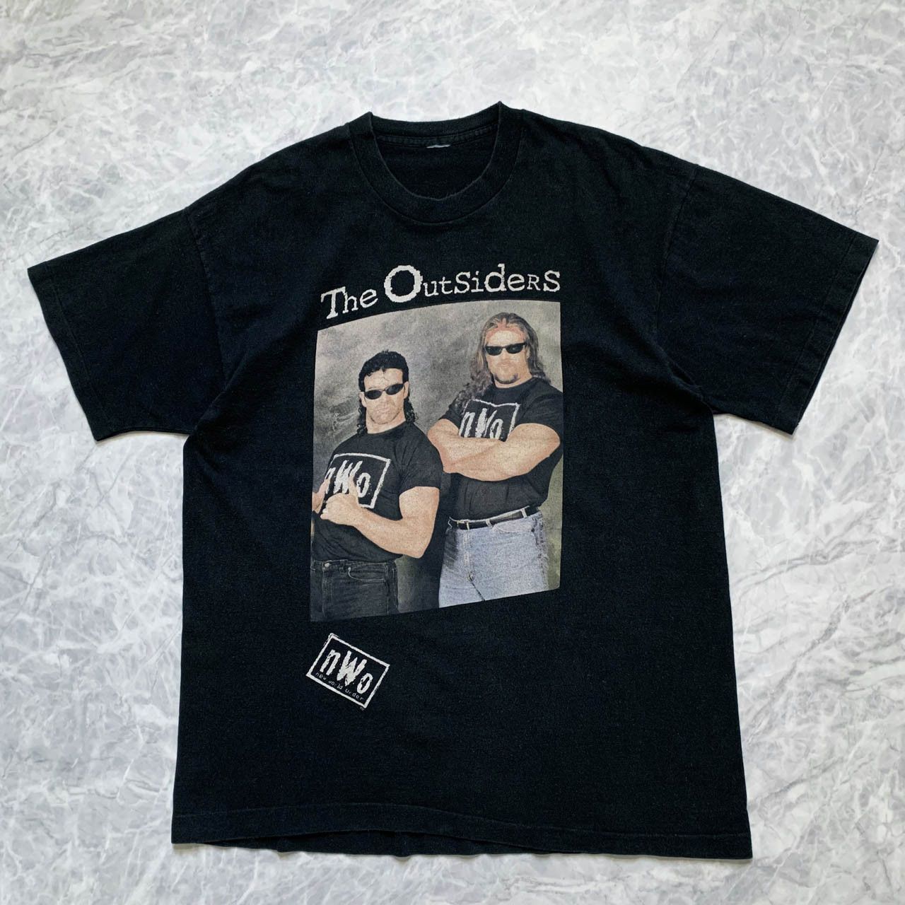 Kevin Nash Shirt NWo Outsiders Red Logo T-Shirt - Kevin Nash 