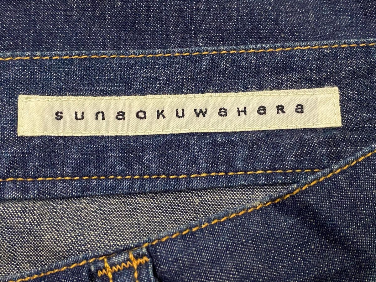 Issey Miyake × Japanese Brand Sunaokuwahara By Issey Miyake Ripped Distressed Soft Denim Size US 31 - 11 Thumbnail
