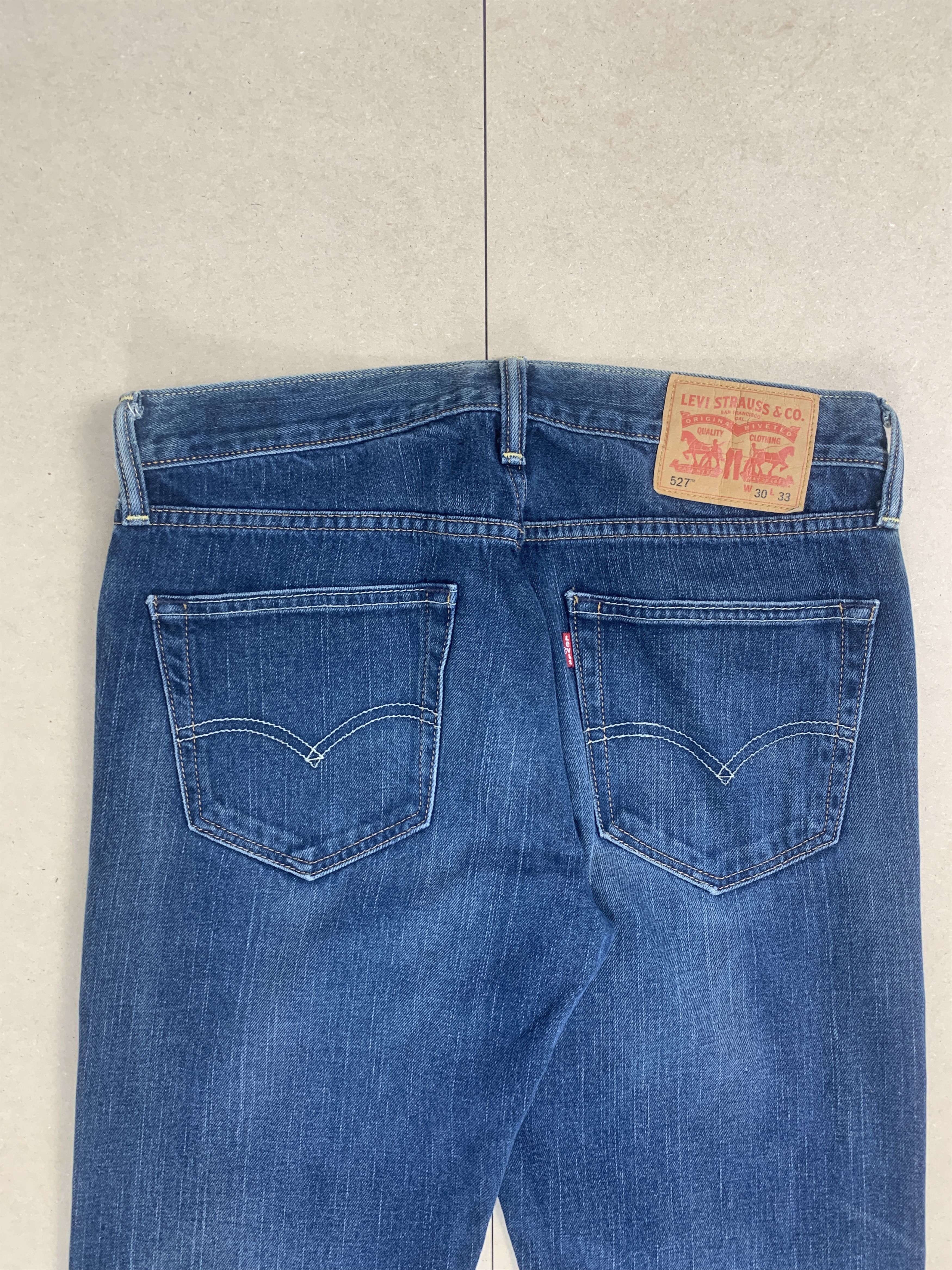 Levi's × Vintage Vintage LEVI'S 527 Bootcut Mid Washed Faded Jeans Size US 32 / EU 48 - 7 Thumbnail