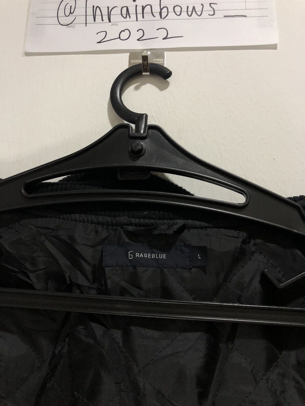 If Six Was Nine Vintage Rageblue Bomber Jacket Size US L / EU 52-54 / 3 - 3 Thumbnail