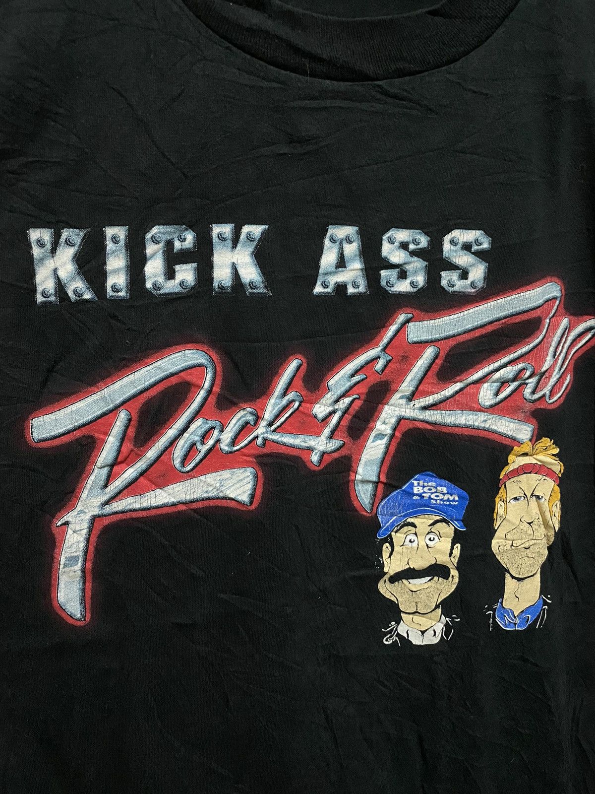 Vintage Vintage The Bob & Tom Show KICK ASS ROCK & ROLL US radio Size US XXL / EU 58 / 5 - 4 Thumbnail