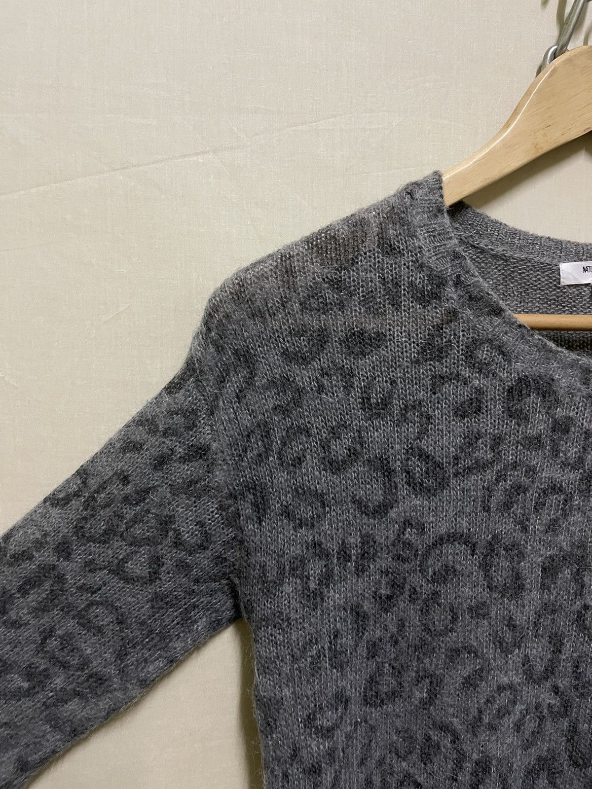 Japanese Brand Natural Beauty Basic Jumper Leopard Printed Size M / US 6-8 / IT 42-44 - 2 Thumbnail