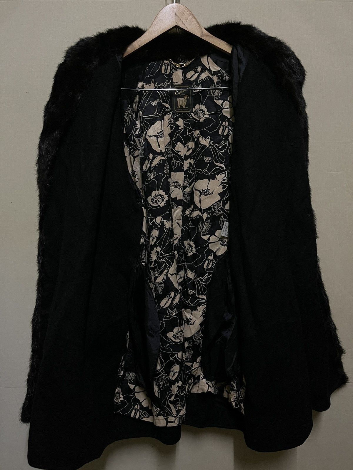 Vintage Cashmere Coat With Fur Size US L / EU 52-54 / 3 - 9 Thumbnail