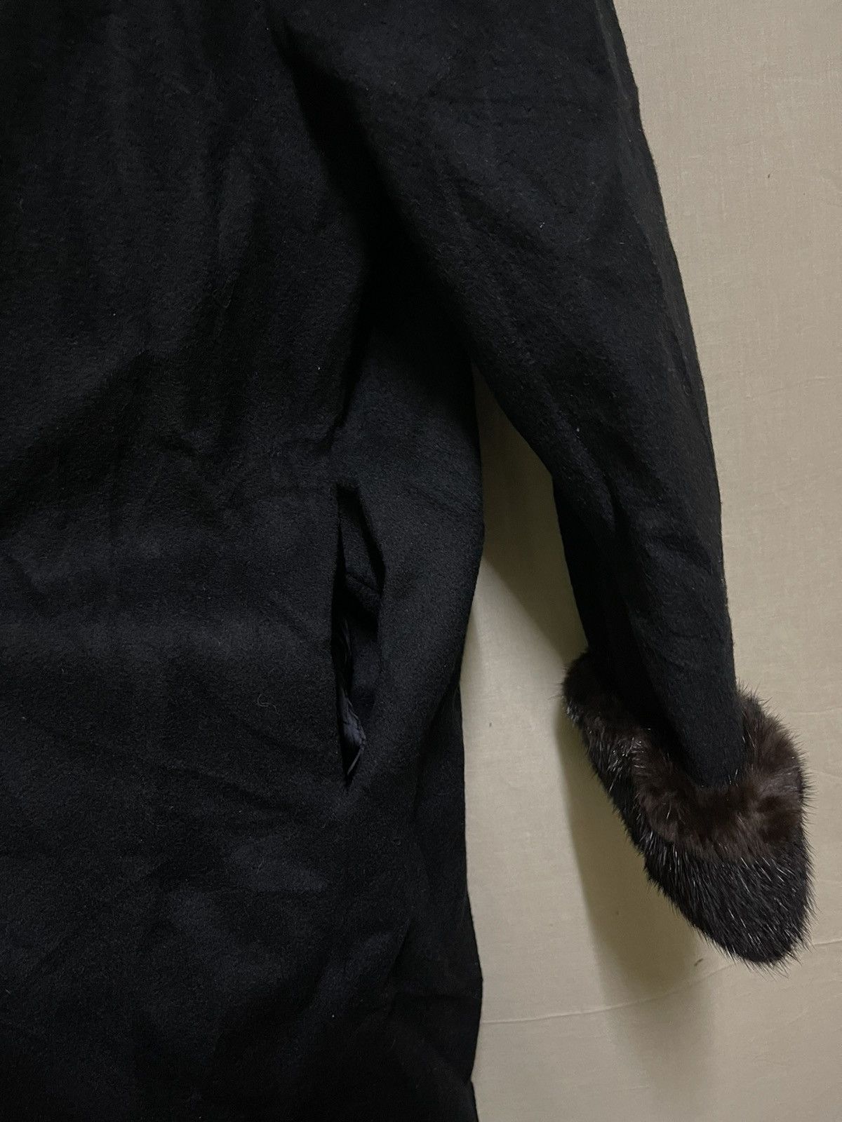 Vintage Cashmere Coat With Fur Size US L / EU 52-54 / 3 - 7 Thumbnail