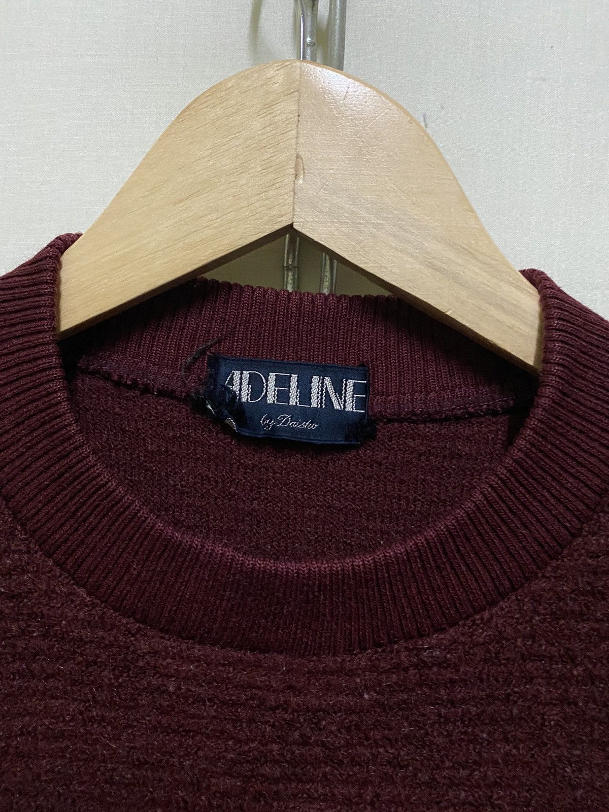Japanese Brand Adeline Japan Wool Sweatshirt Red Size US M / EU 48-50 / 2 - 5 Thumbnail
