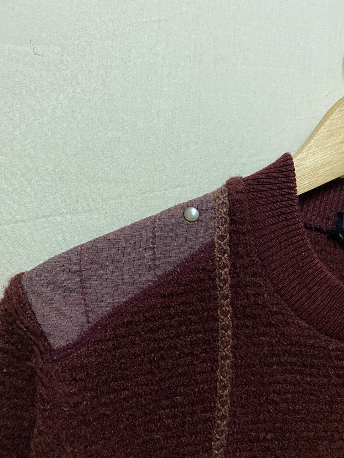 Japanese Brand Adeline Japan Wool Sweatshirt Red Size US M / EU 48-50 / 2 - 4 Thumbnail