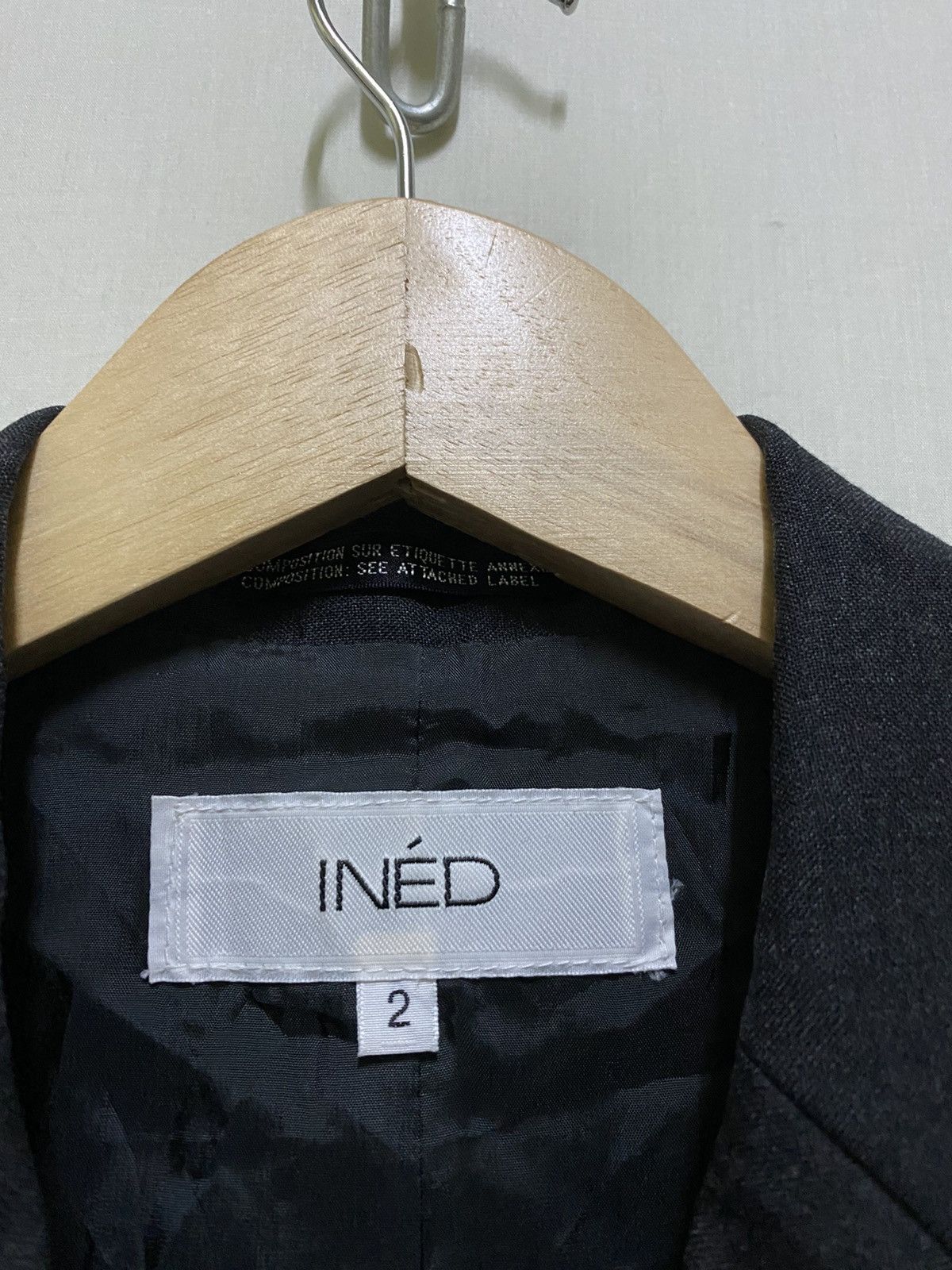 Japanese Brand Ined Set Blazer Skirt Size 34R - 3 Thumbnail