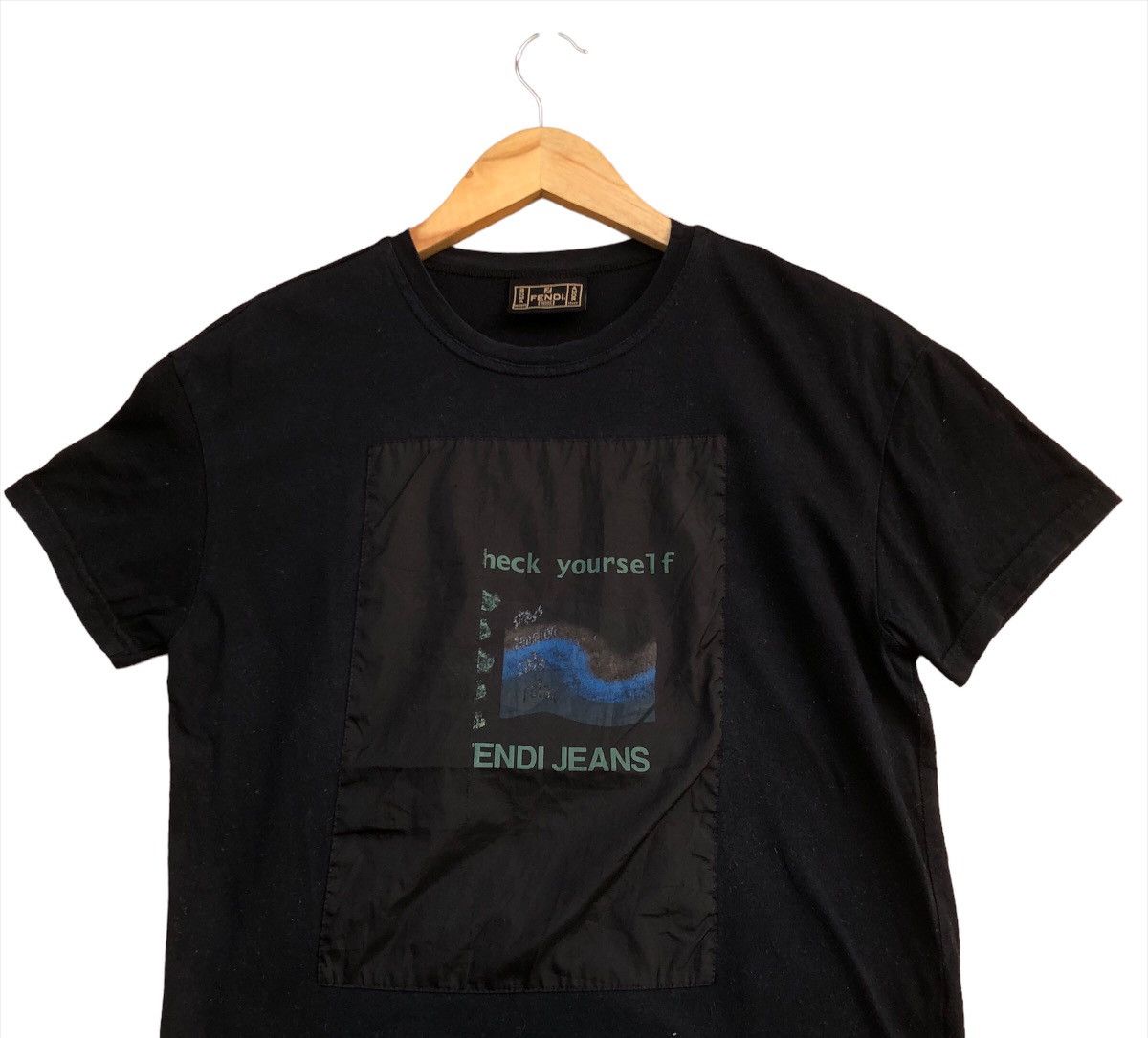 Fendi Vintage 90s Fendi Jeans Tees Size S / US 4 / IT 40 - 4 Thumbnail
